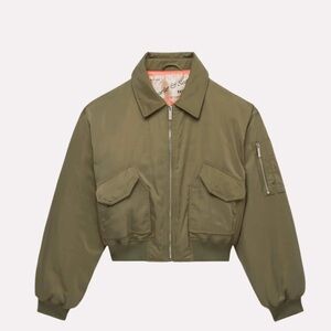 Khaki Bomber Jacket